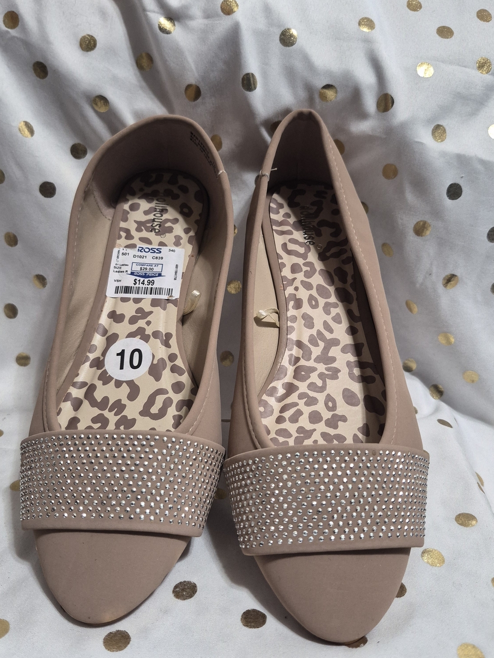 Dollhouse Blush Nude Slip-On Ballet Flats